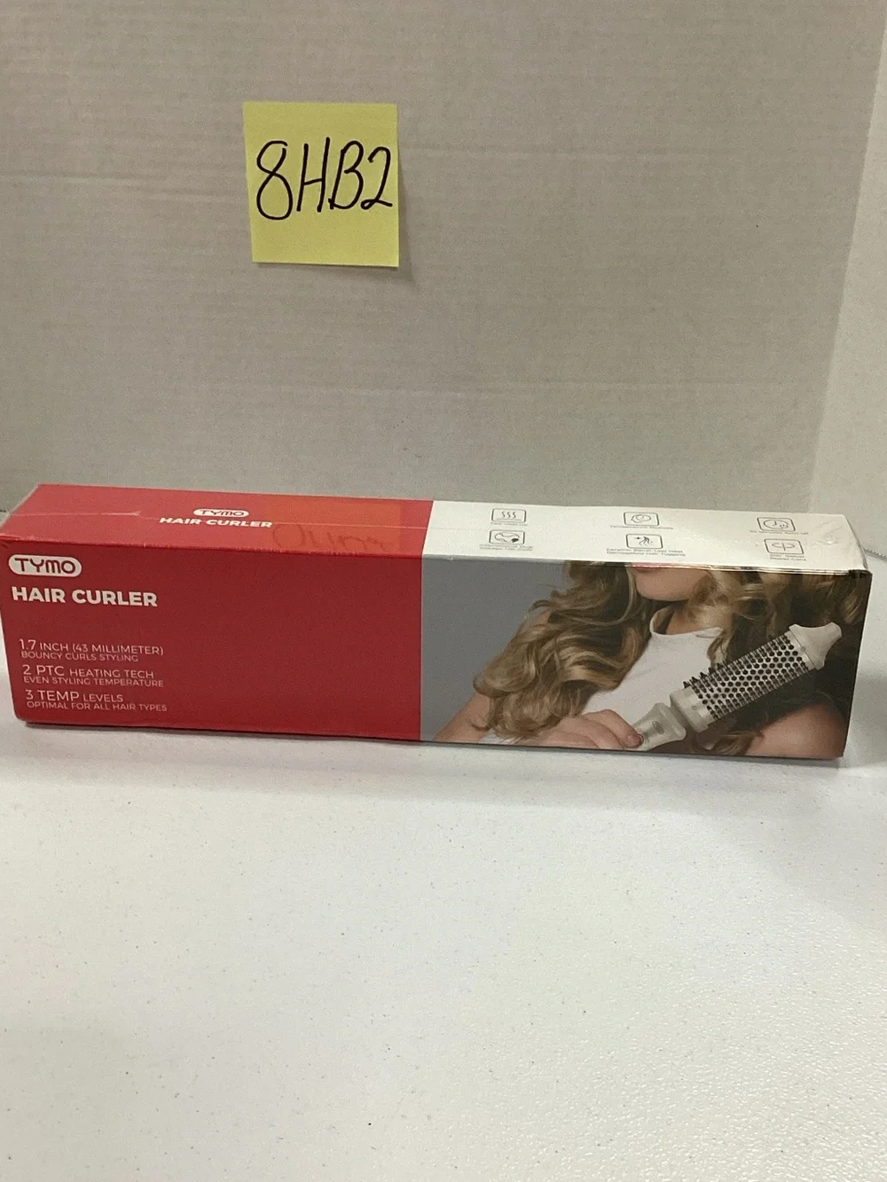 TYMO Red 1.7-inch Heated Round Hair Curler